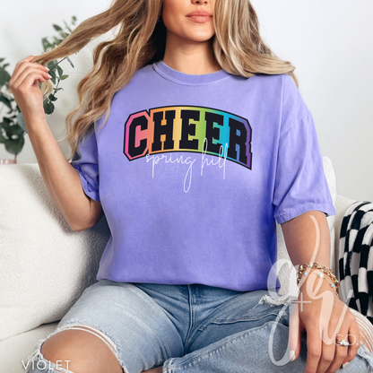 Spring Hill Cheer Varsity Rainbow (Tees+Sweatshirts)