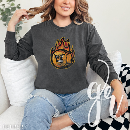 Hay Burners Distressed Mascot (Tees+Sweatshirts)