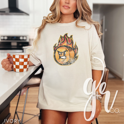 Hay Burners Distressed Mascot (Tees+Sweatshirts)