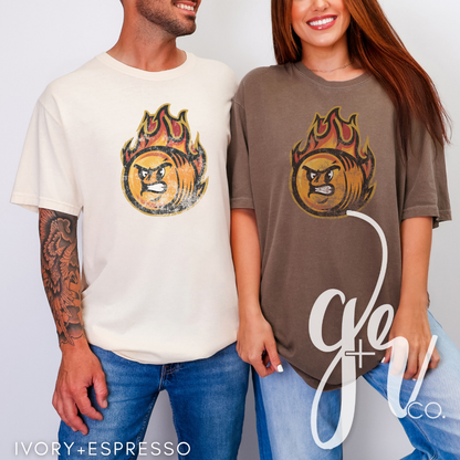 Hay Burners Distressed Mascot (Tees+Sweatshirts)