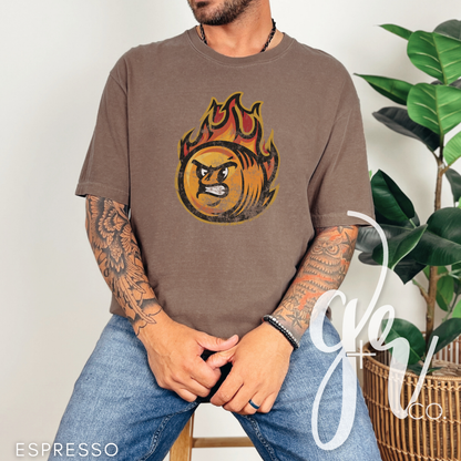 Hay Burners Distressed Mascot (Tees+Sweatshirts)