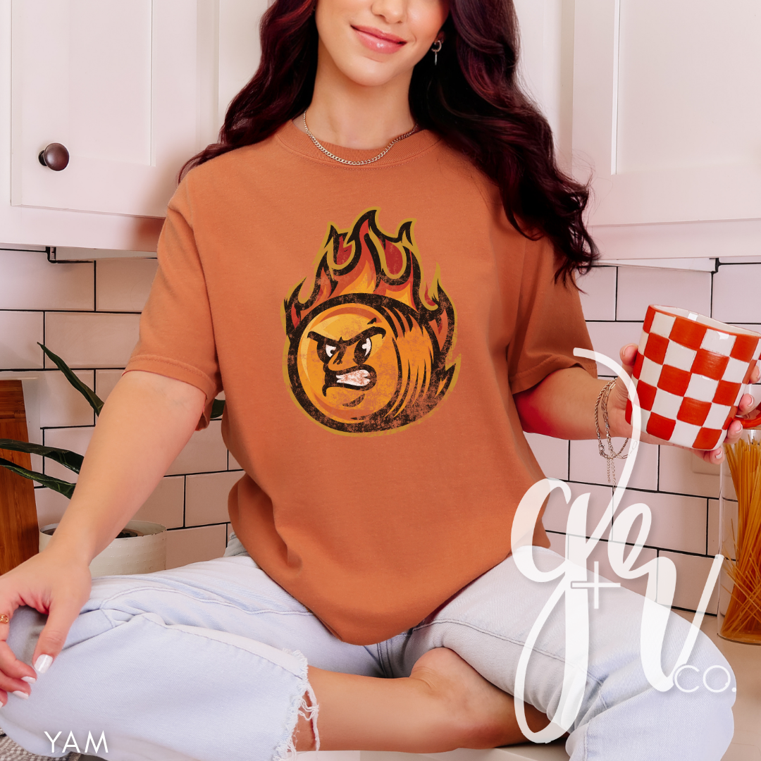 Hay Burners Distressed Mascot (Tees+Sweatshirts)