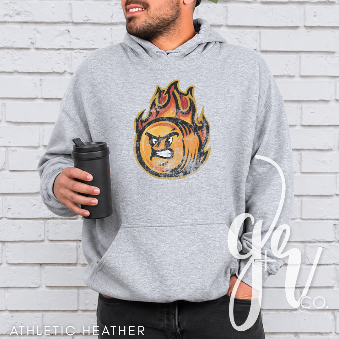 Hay Burners Distressed Mascot (Tees+Sweatshirts)