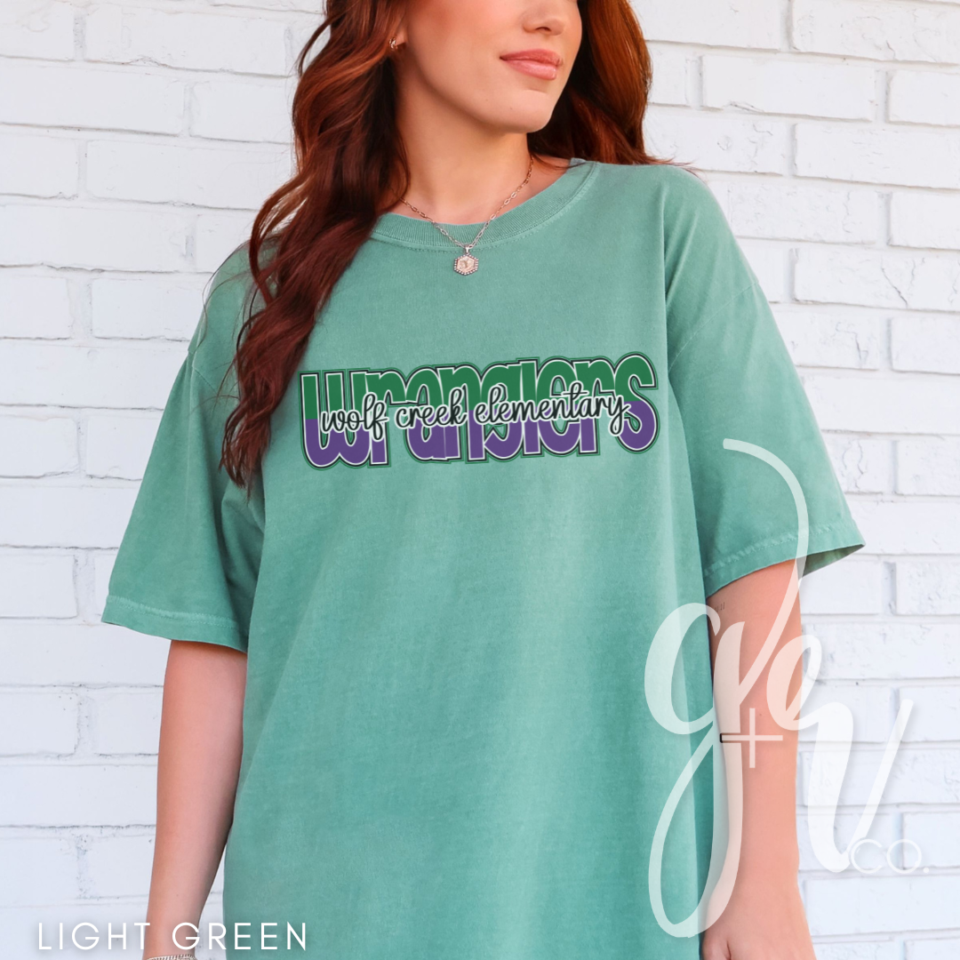 WCES Split Color (Tees+Sweatshirts)