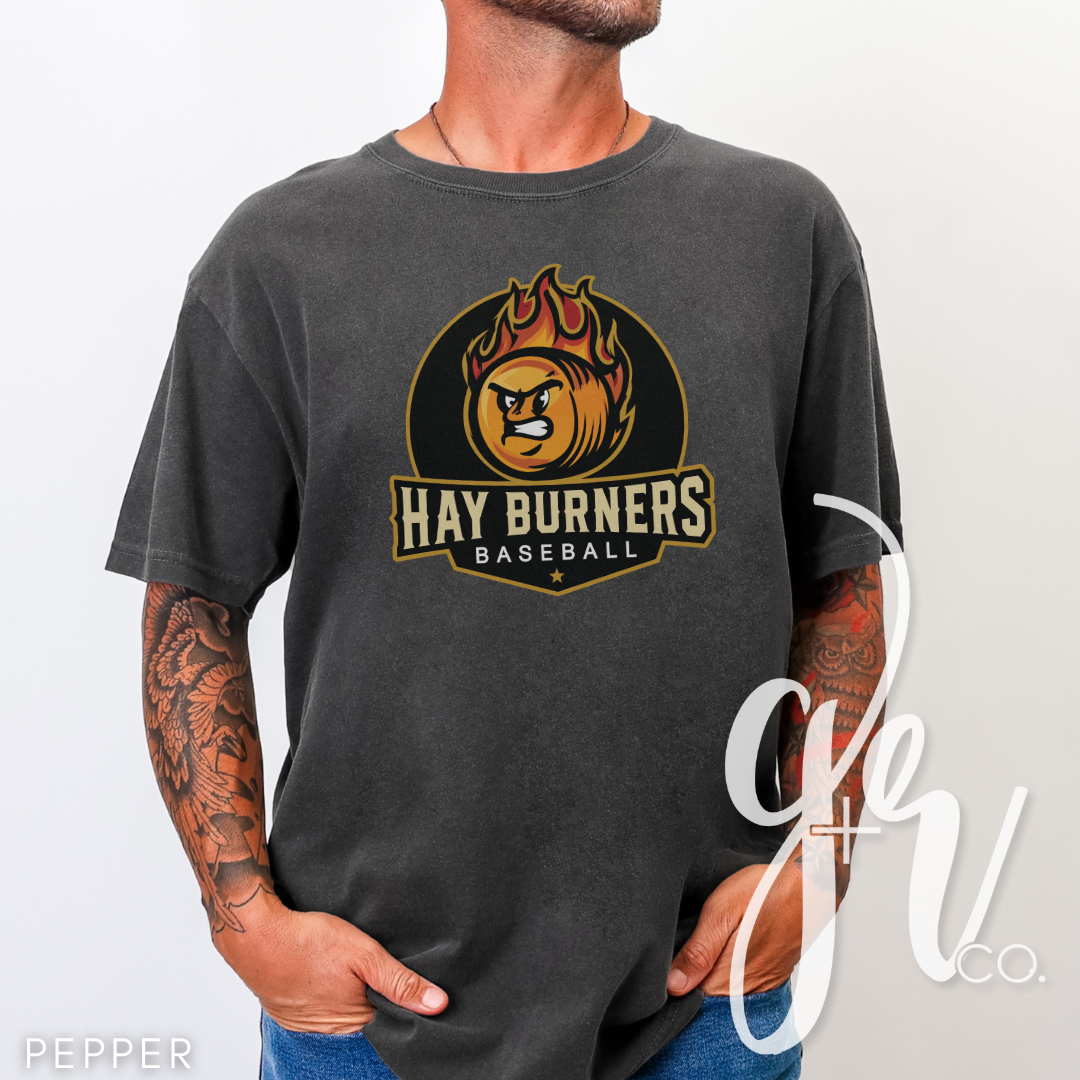 Hay Burners Logo Tee (Tees+Sweatshirts)