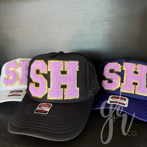 Custom Chenille Foam Trucker Hat