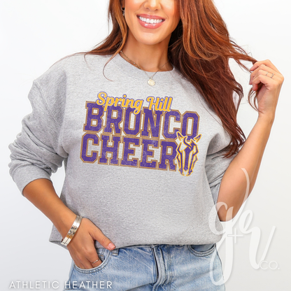 Bronco Cheer Varsity (Tees+Sweatshirts)