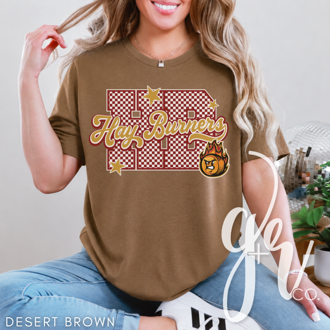 Hay Burners Stars+Checks (Tees+Sweatshirts)