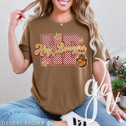 Hay Burners Stars+Checks (Tees+Sweatshirts)