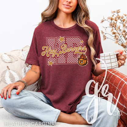 Hay Burners Stars+Checks (Tees+Sweatshirts)