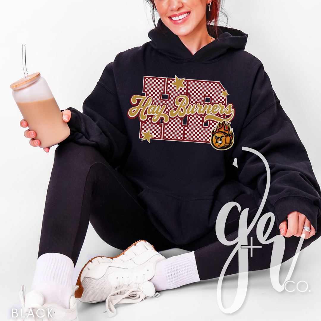Hay Burners Stars+Checks (Tees+Sweatshirts)