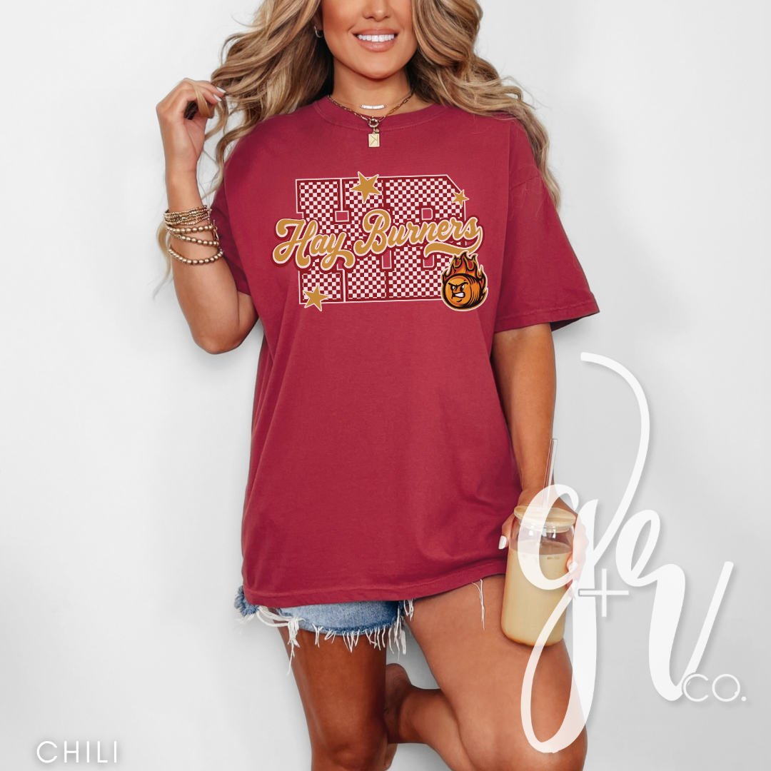 Hay Burners Stars+Checks (Tees+Sweatshirts)