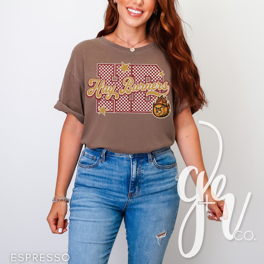 Hay Burners Stars+Checks (Tees+Sweatshirts)