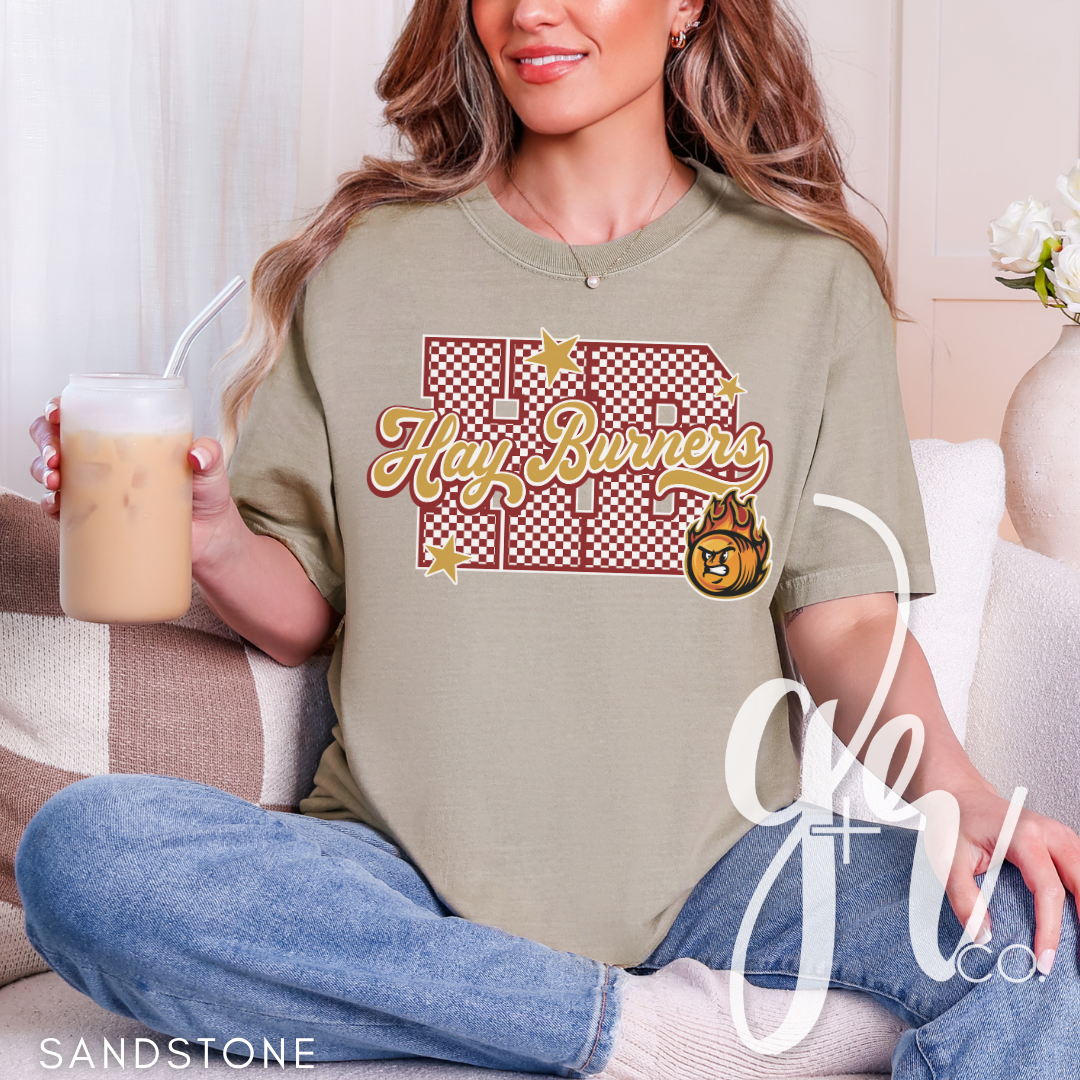 Hay Burners Stars+Checks (Tees+Sweatshirts)