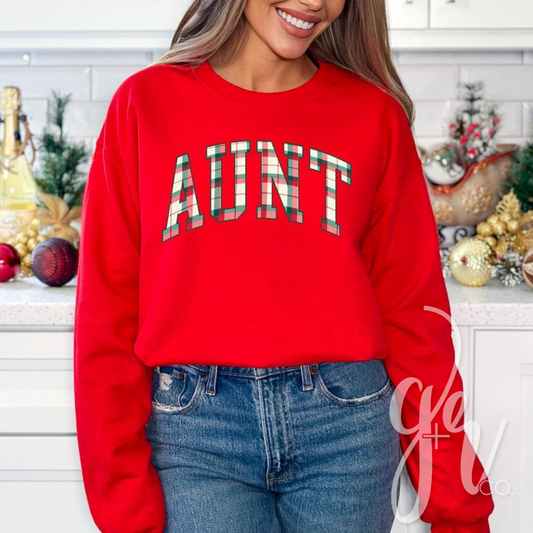 Plaid Aunt