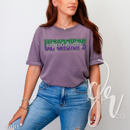 WCES Split Color (Tees+Sweatshirts)