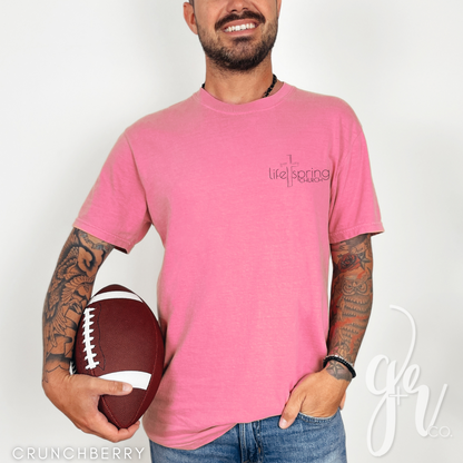 Life Spring Pocket Logo Tee - Crunchberry