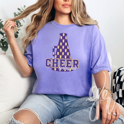 Bronco Cheer Megaphone (Tees+Sweatshirts)