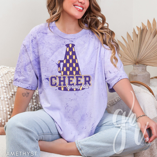 Bronco Cheer Megaphone (Tees+Sweatshirts)