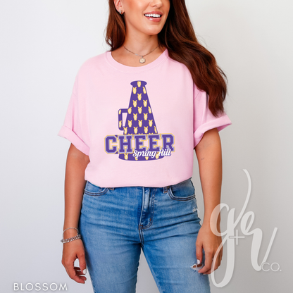 Bronco Cheer Megaphone (Tees+Sweatshirts)