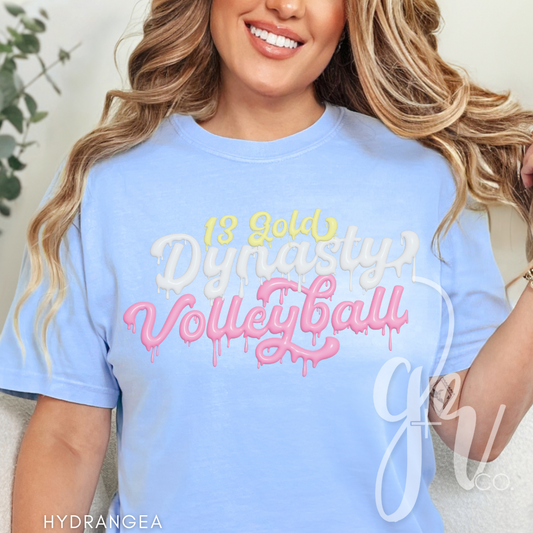 Dynasty 13 Gold Drip - Team Tees