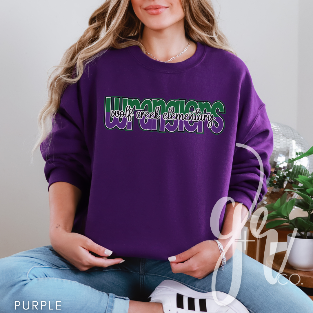 WCES Split Color (Tees+Sweatshirts)