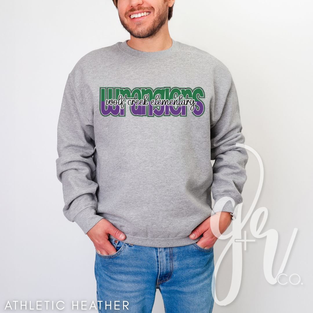 WCES Split Color (Tees+Sweatshirts)