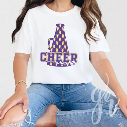 Bronco Cheer Megaphone (Tees+Sweatshirts)