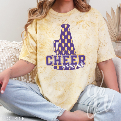 Bronco Cheer Megaphone (Tees+Sweatshirts)