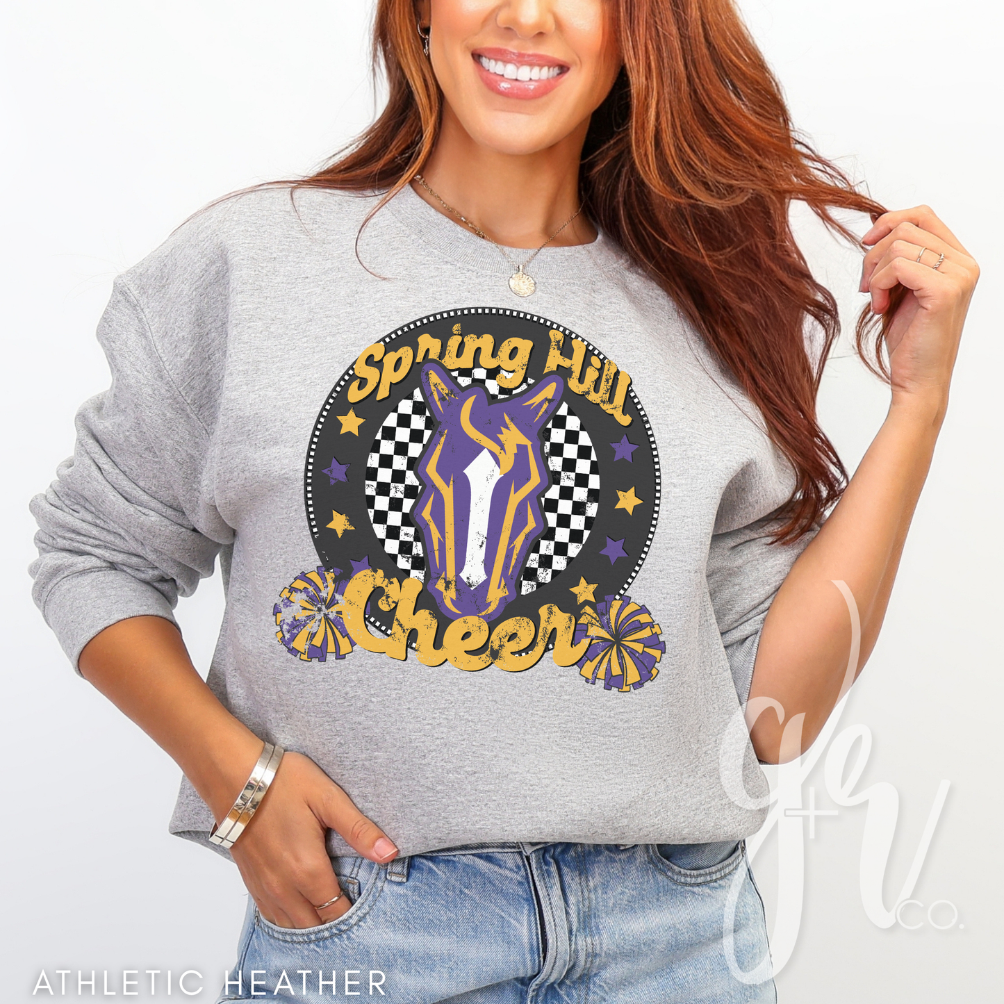 Bronco Cheer Badge (Tees+Sweatshirts)