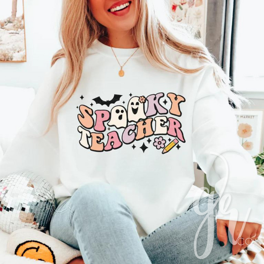 Spooky Teacher Retro