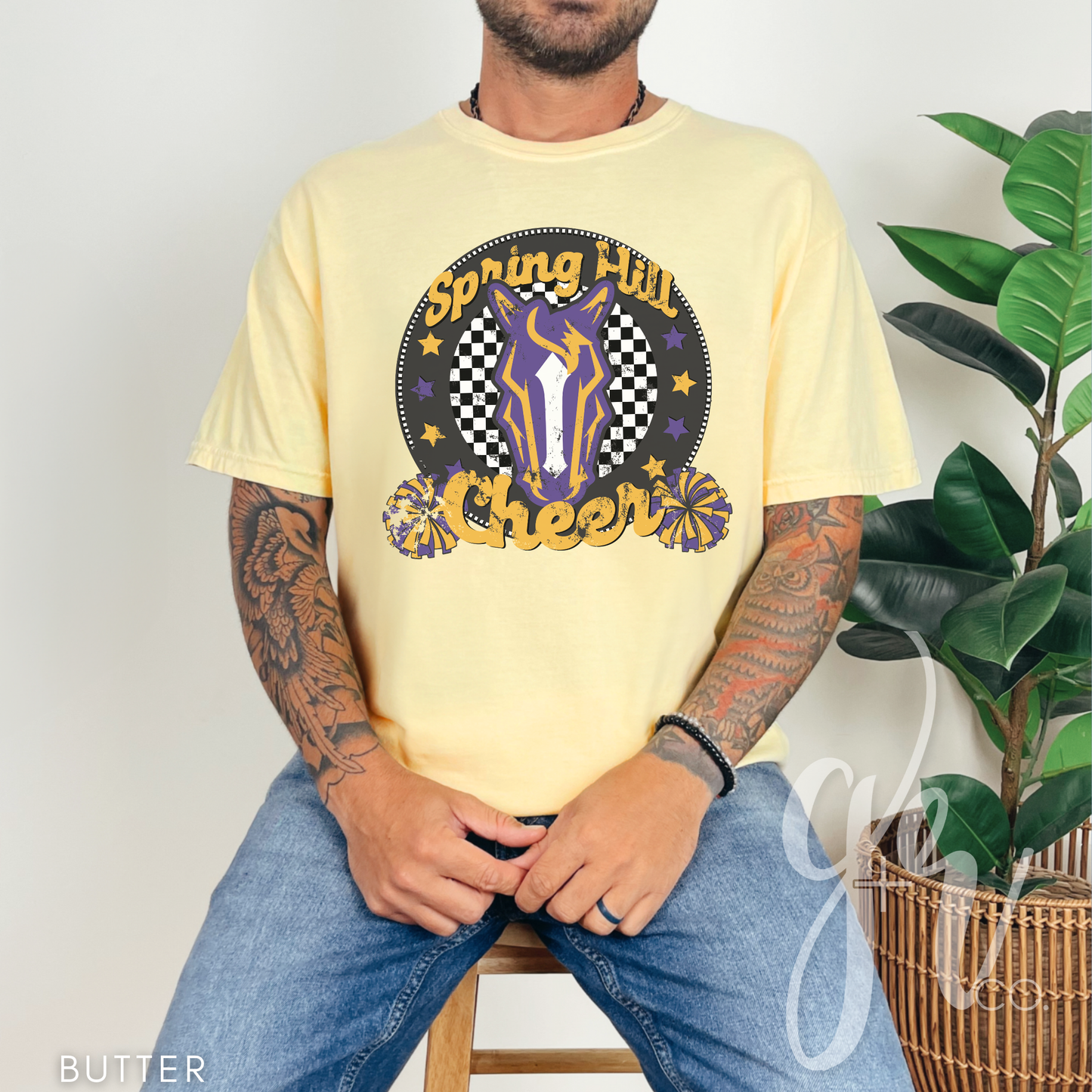 Bronco Cheer Badge (Tees+Sweatshirts)