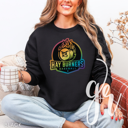 Hay Burners Rainbow Logo Tee (Tees+Sweatshirts)