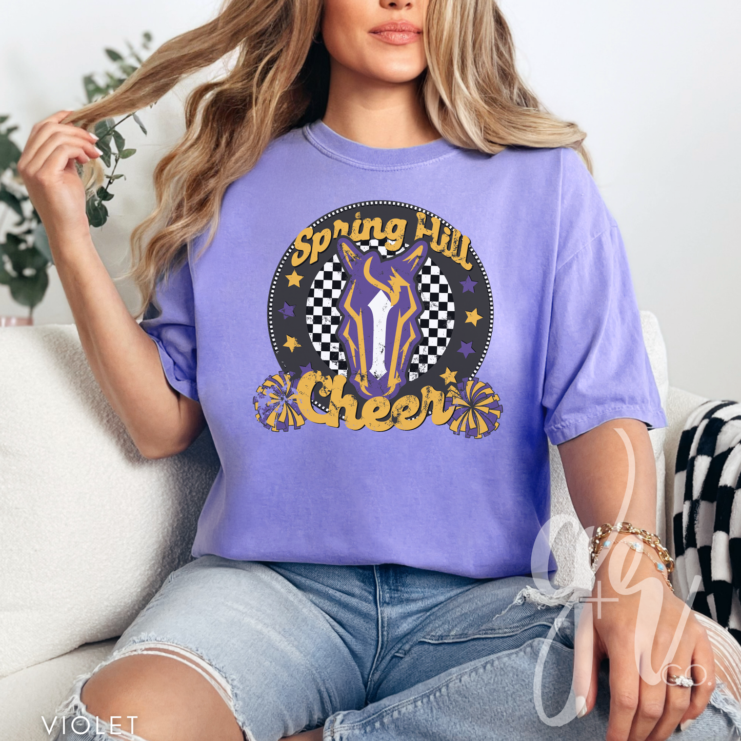 Bronco Cheer Badge (Tees+Sweatshirts)