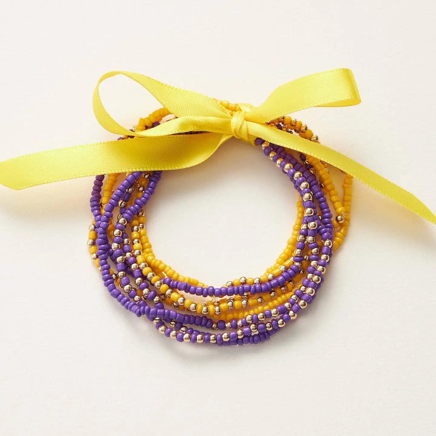 Sample School Spirit Bracelet Stacks