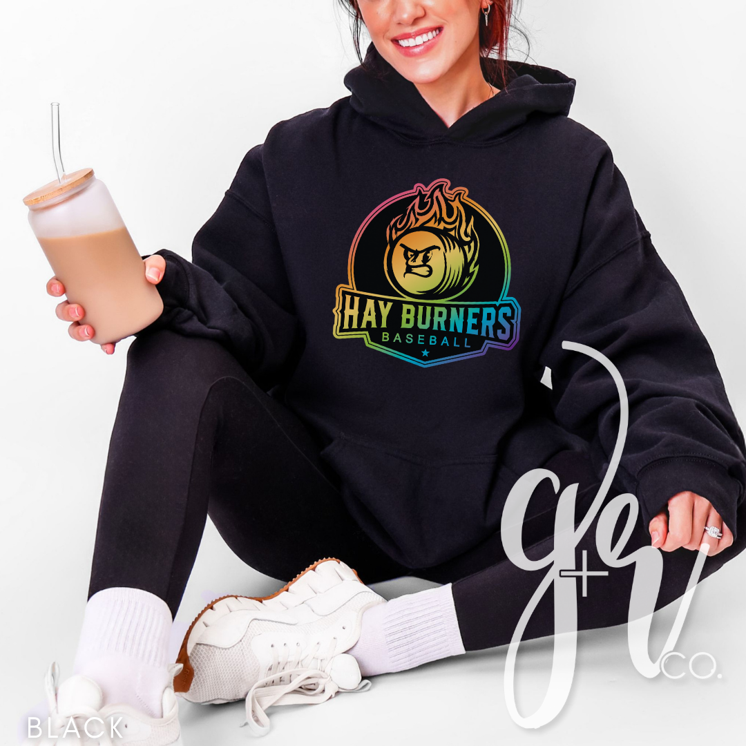 Hay Burners Rainbow Logo Tee (Tees+Sweatshirts)