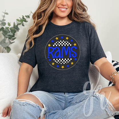 Sample School Spirit Checkered School Mascots