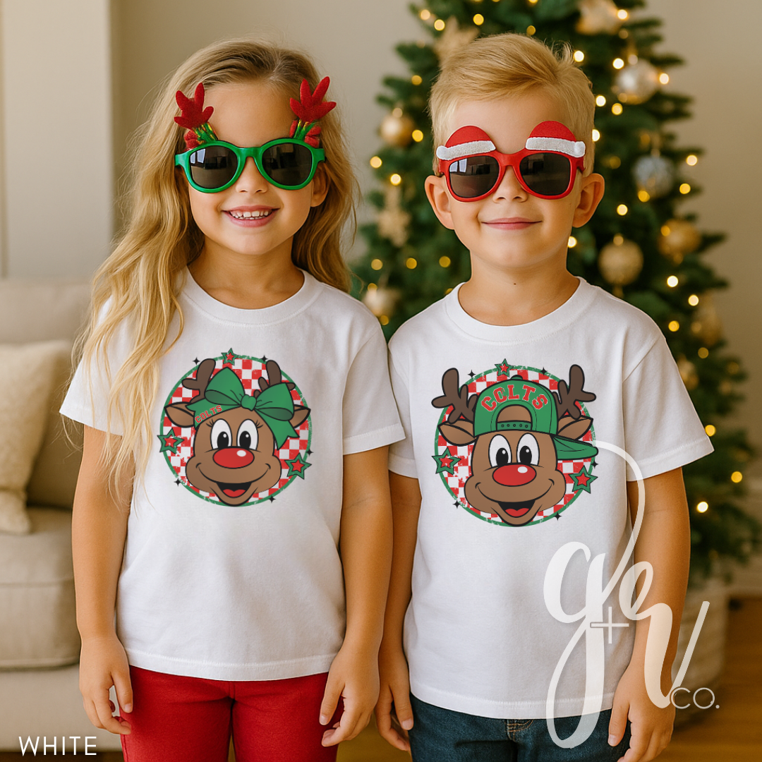 Colts Reindeer (Tees+Sweatshirts)