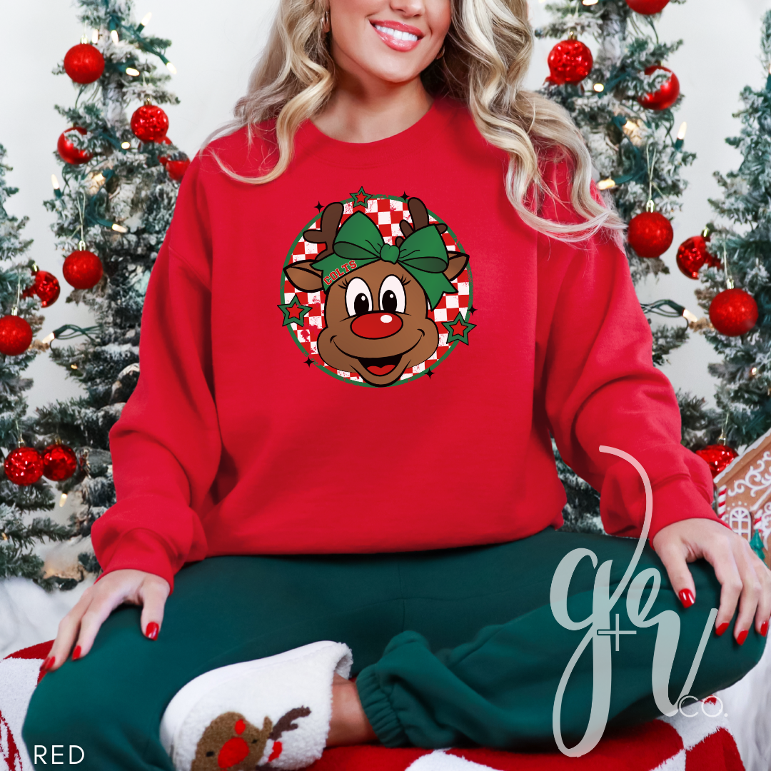 Colts Reindeer (Tees+Sweatshirts)