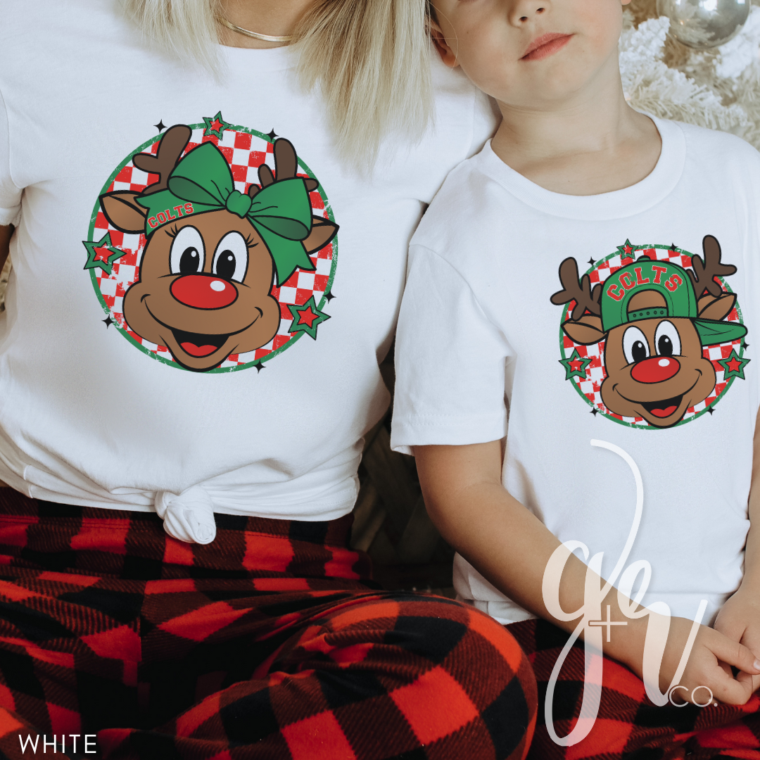 Colts Reindeer (Tees+Sweatshirts)