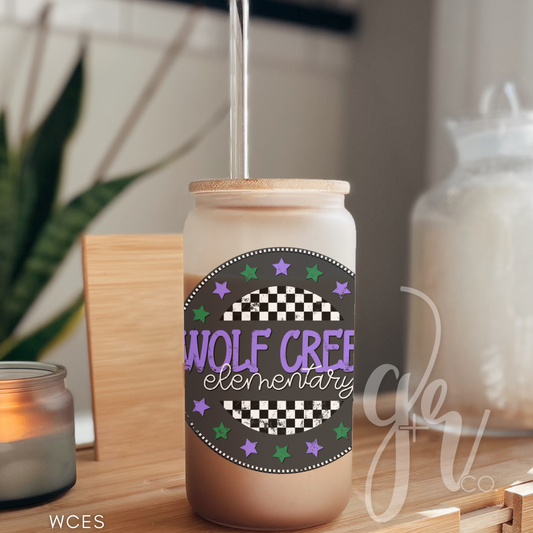 WCES Glass Sippers+Straws (Multiple Designs)