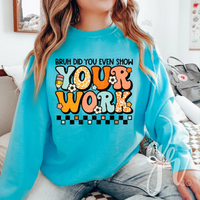Show Your Work