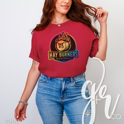 Hay Burners Rainbow Logo Tee (Tees+Sweatshirts)