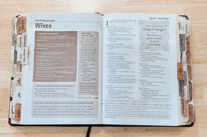 Bible Tabs - Wood Grain