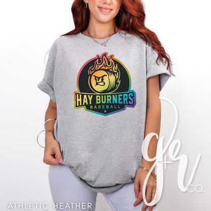 Hay Burners Rainbow Logo Tee (Tees+Sweatshirts)
