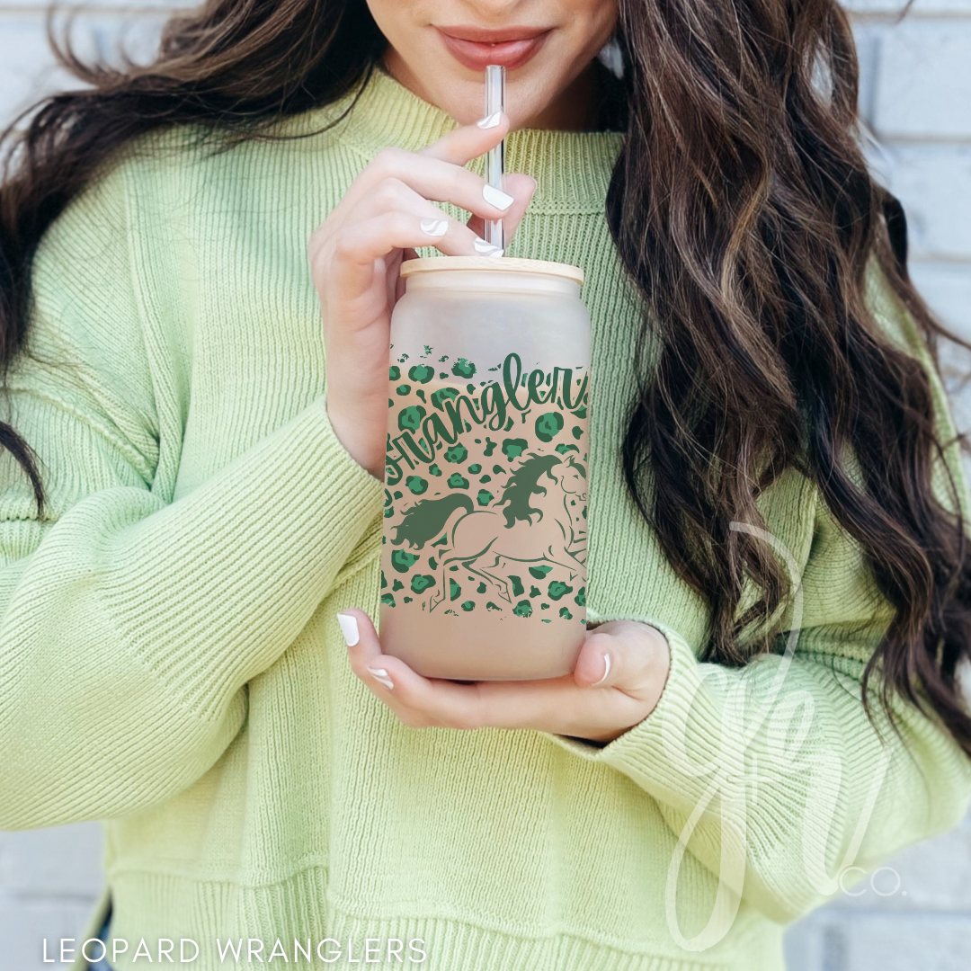 WCES Glass Sippers+Straws (Multiple Designs)