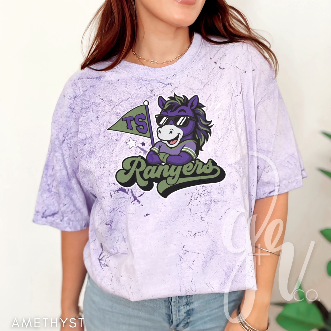 Rangers Varsity Mascot (Tees+Sweatshirts)