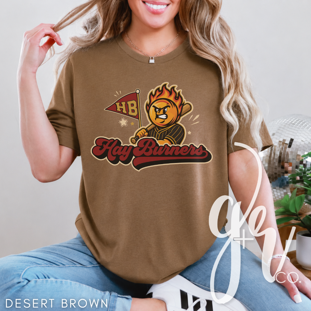 Hay Burners Varsity Mascot (Tees+Sweatshirts)