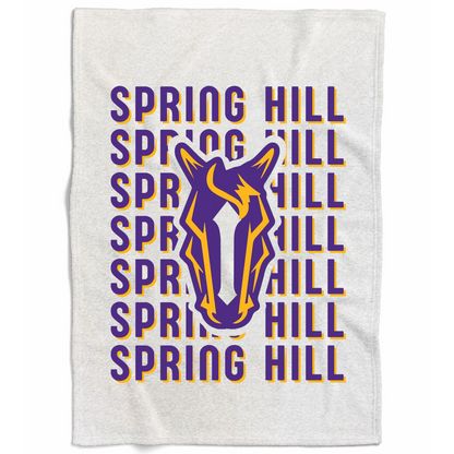 Sample School Spirit Sweatshirt Blankets