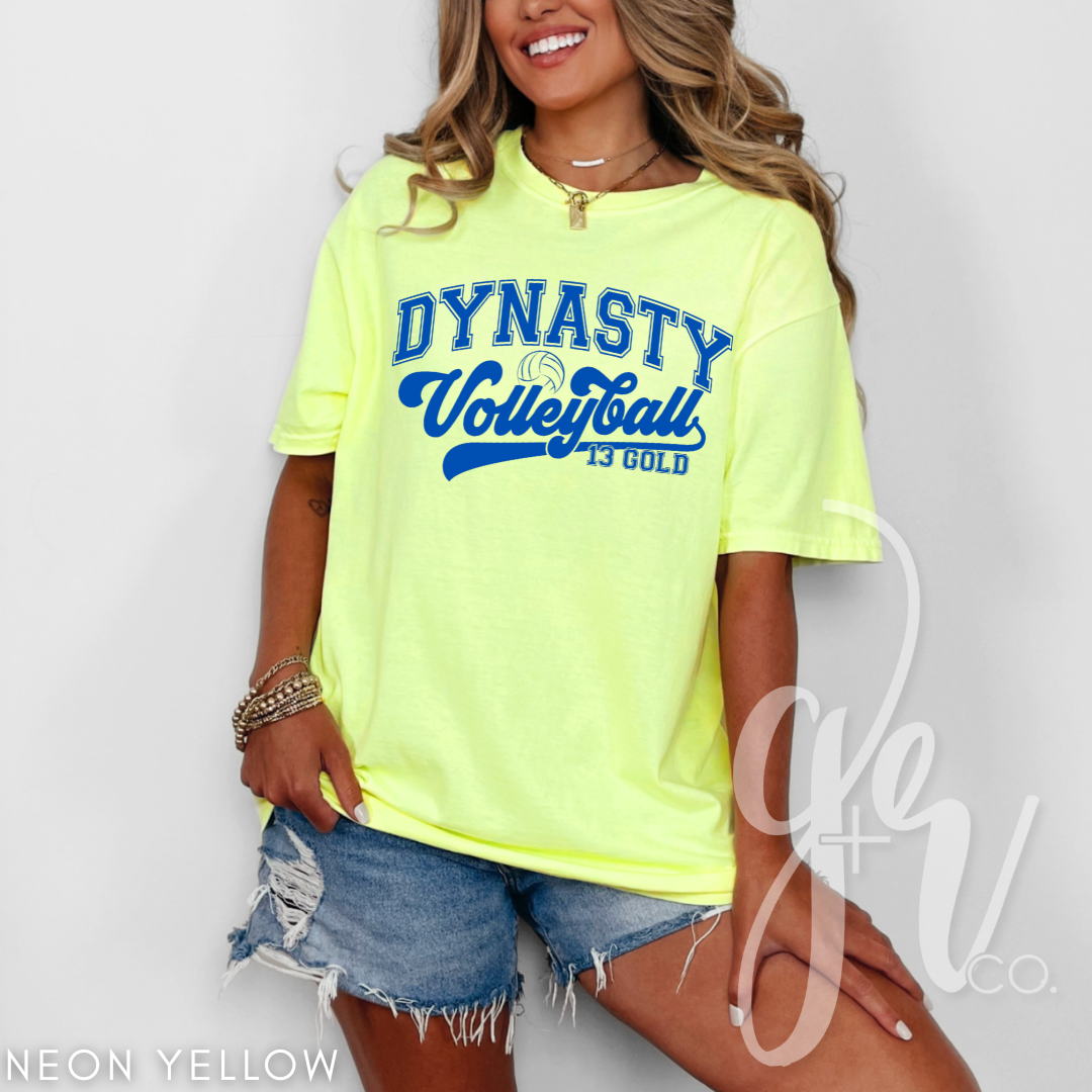 Dynasty 13 Gold - Spirit Wear (Tees+Sweatshirts) 2026